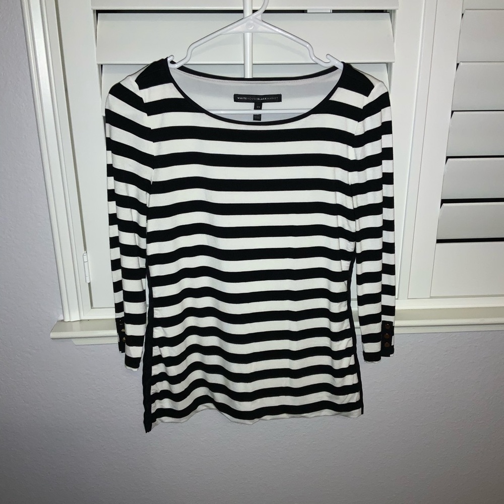 White House black market striped blouse❤️